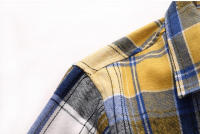 Camisa de Verano de Doble Bolsillo a Rayas Talla Grande Estilo Casual de Negocios para Hombres - details 6