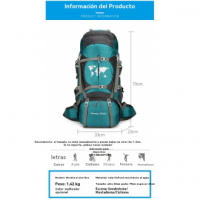 70 litros de gran capacidad bolsa de senderismo oxford tela al aire libre senderismo bolsa de hombro viajes camping soporte mochilas - details 2