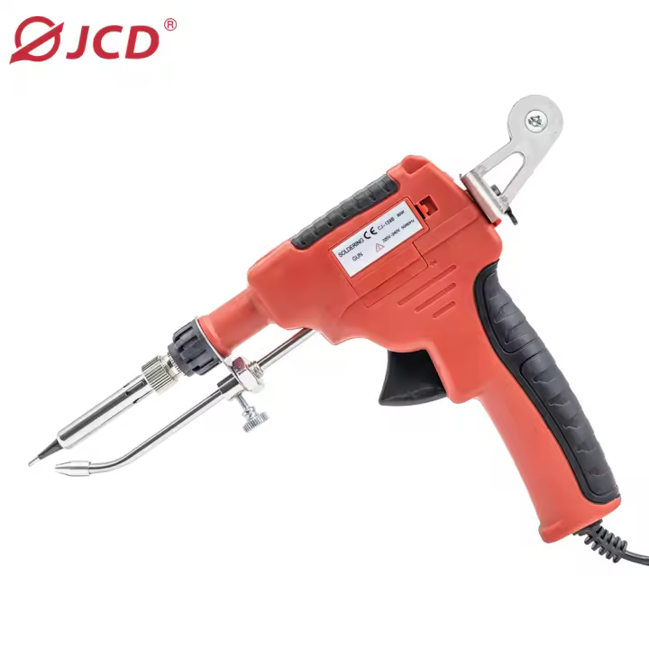JCD-pistola de hierro para soldar de 80W, temperatura ajustable, manual, automática, enviar pistola de estaño, 220V, herramientas de reparación de soldadura, bricolaje para el hogar - 1