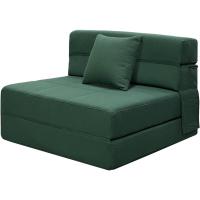 70 x 190 cm Sillón Cama Plegable, Sofá Cama Plegable con Espuma de Memoria y Almohada, Colchón de Suelo para Yoga, Oficina, Salón, Futon Sofá Cama Portada Lavable Unos, Gris Claro - details 28