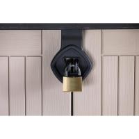 Cobertizo de jardín Exterior, Capacidad 880L, Color Topo/Beige, 132 x 71,5 x 113,5 cm - details 5