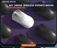 Darmoshark m3 ratón de juego inalámbrico Bluetooth inalámbrico 26kdpi pam3395 sensor óptico TTC micro interruptor impulsado - details 2