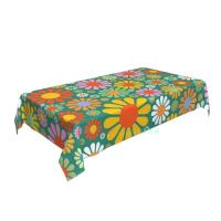 Mantel rectangular Hippie wer para fiesta, manteles impermeables para mesa de comedor, cocina, decoración del hogar - details 151