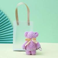 Toalla de oso de terciopelo Coral para decoración del hogar, toalla de lavado de cara súper absorbente, suave, regalo de cumpleaños y boda, 30/75CM - details 21