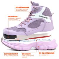 Zapatos de Seguridad para Trabajo para Mujer Botas de Acero Puntiagudo A Prueba de Golpes - details 3