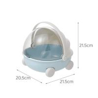 Caja de almacenamiento de escritorio con forma de cuna para bebé, cama de bebé para Labubu, contenedor de almacenamiento, bañadores - details 1
