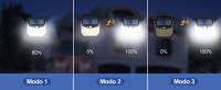Lámpara Solar LED Impermeable IP65 Focus de 270° Paquete de 6 Eficiencia Energética A+++ - details 3