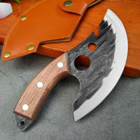 Cuchillo De Cocina Multifuncional De Acero Inoxidable Forgado Con Abrebotellas Y Funda Cuchillo Para Carne Y Desbonador - details 9