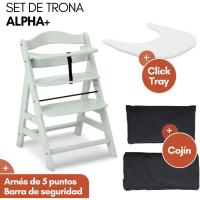 Set de Tronas de Bebé Evolutivas con Bandeja y Cojín de 2 Piezas |   Trona de madera regulable |   Silla Alta para Niños desde 6 Meses con Accesorios - details 35