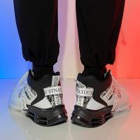 Zapatillas de deporte unisex de moda, zapatos de calle casuales con cordones de caña media, calzado deportivo de viaje antideslizante, zapatos deportivos ligeros y versátiles de caña alta para hombres y mujeres - details 9