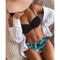 Traje de baño conjunto de Bikini de leopardo estampado ral trajes de baño de playa Push up ropa de playa de verano dos piezas traje de baño de cintura baja 2023 mujeres - details 11
