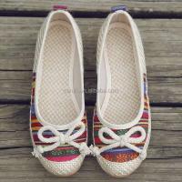 Nuevas llegadas Mary Jane zapatos casuales tradicionales de lona antideslizantes para mujer precio bajo talla grande 42 barato - details 0