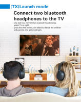 Receptor y transmisor Qualcomm Bluetooth 5,2, adaptador de Audio inalámbrico 2 en 1 aptX LL HD adaptable de 3,5 MM, AUX, Dongle para TV, PC, Kit de coche - details 8