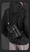 Mochila cruzada de un solo hombro para hombre, riñonera táctica militar para acampar, escalar, senderismo, ciclismo, viajes al aire libre - details 9