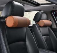 Cojín de asiento de cuero para coche Almohada de cuero para cuello y espina dorsal - details 14