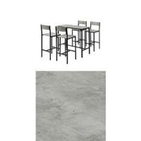 Juego de Muebles de Comedor Mesa Central, Juego de Balcón de 3 Piezas, Juego de Bar - details 10