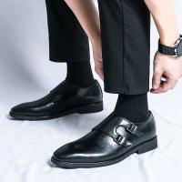 Vestido de hombre con hebilla de buey británico 2025 zapatos de cuero italianos de negocios formales de moda - details 8
