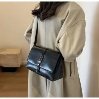 Bolso de trabajo retro para mujer - Gran capacidad 2025 Nuevo bolso casual de hombro y bandolera pequeño cuadrado. - details 2