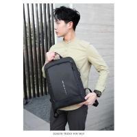 Mochila Impermeable Ultraligera para Hombre Mochila Elegante para Libros Mochila Portátil de 15,6