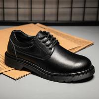 Gran tamaño 2025 nuevos zapatos formales casuales, zapatos de cuero de cordones de los hombres ligeros de baja altura - details 8