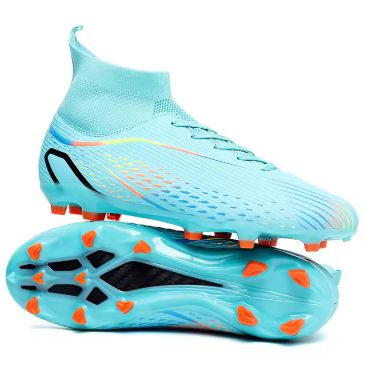 Zapatos de fútbol de caña alta con tacos rotos Amazon zapatos de fútbol para hombres y mujeres - 1