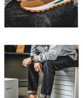 Nueva plataforma antideslizante y resistente al desgaste, zapatos deportivos versátiles de moda casual para hombres. - details 9