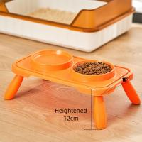 Cuencos dobles para comida de gato, cuenco de agua multifunción antideslizante, contenedor de comida para mascotas, cuenco de alimentación estable antideslizante para gatos, gatitos/cachorros/conejitos - details 4