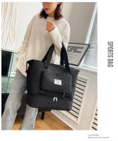 Bolsa deportiva para fitness Separación en seco y húmedo para mujer Ligero de gran capacidad Portátil Bolsa de viaje de corto recorrido Bolsa de equipaje independiente para jaula de zapatos - details 47