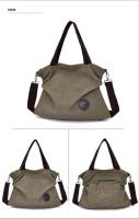 Hombro multifuncional para mujer, bolso cruzado de lona, ​​bolso de compras - details 4