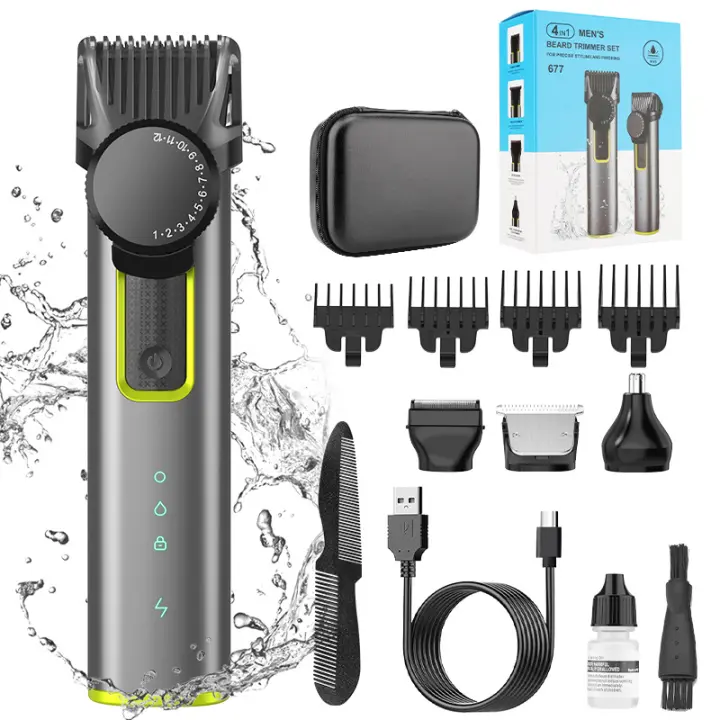 Corte de pelo eléctrico universal, maquinilla de afeitar, dispositivo para el pelo de la nariz, maquinilla de afeitar eléctrica para cortar el pelo - 1