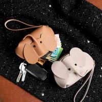 Bolsa de almacenamiento de monedas con cremallera de elefante para mujer, monedero pequeño con llavero, tarjetero coreano - details 1