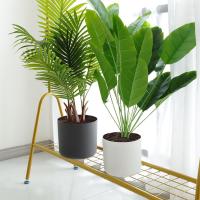 Maceta con soporte de madera para plantas, estante de exhibición para interiores, escritorio, decoración de sala de estar, maceta de flores de pie - details 2