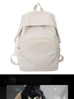 Mochila informal de gran capacidad para hombre y mujer, morral Universal para ordenador, 14 pulgadas, Color sólido - details 0