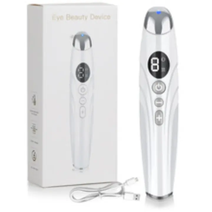 Masajeador de ojos, Lápiz de masaje para ojos, presentador Vibratorio, Promueve la absorción de la esencia - 1