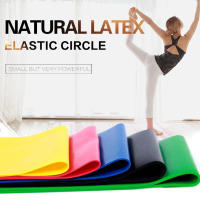 Bandas de goma de resistencia para Yoga, 0,35mm-1,1mm, 5 colores, equipo de Fitness para interiores y exteriores, bandas elásticas para entrenamiento deportivo y Pilates - details 0