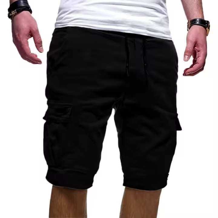 Verano nuevo hombre Casual Multi-Bolsillo hombre quinto pantalón hombre - 1