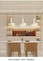 Lámpara colgante para cabecera, arte creativo con personalidad, candelabro de casa de estilo crema moderno Simple, dormitorio, seta, habitación de Hotel nórdica, Bar - details 7