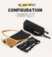 Kapvoe-gafas de sol fotocromáticas rojas para ciclismo, lentes fotocromáticas azules para ciclismo de montaña, deportivas, para hombre - details 21