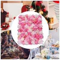 Ramo de flores artificiales para decoración del hogar, Panel de hortensia para pared, fiesta de boda, 6 piezas - details 6