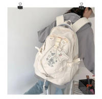 Mochilas de gran capacidad en rosa, bolso de diseñador de lujo para mujeres, mochilas escolares Oxford con cremallera, bolso de - details 3