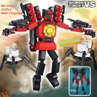 Altavoz Titan Skibidi Toilet Man MOC, bloques de construcción, Monitor de cámara Titan, juguetes de bloques Titan, regalo para n - details 3