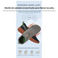 Nueva Amplia Última Zapatos Cómodos Zapatos Para Caminar Amplia Cabeza Transpirable Suela Blanda Pareja Flyknit Deportes Zapatos De Conducción - details 8