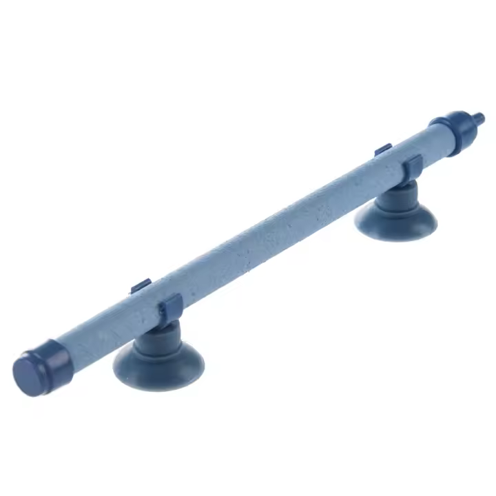 Tubo de pared de burbujas Airstone de 7 "con 2 ventosas para acuario - 1