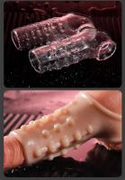 Embalaje privado SEXY anillo de manga agrandamiento gránulo clítoris punto G estimular la eyaculación retardada tapón Anal juguetes para hombres Sex Shop - details 11