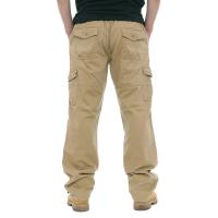 Pantalones Cargo para Hombres 100% Algodón Cintura Elástica, Múltiples Bolsillos, Listos para la Aventura al Aire Libre - details 10