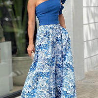 2025 nuevo estilo ropa temperamento desplazamientos impreso moda ocio conjunto de dos piezas para mujeres - details 7