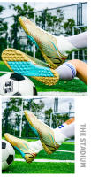 Las botas de fútbol de caña alta para hombre y mujer con clavos rotos son auténticos clavos y antideslizantes - details 16