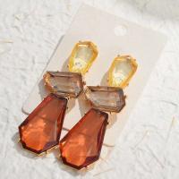 Pendientes bohemios, pendientes colgantes geométricos acrílicos para mujeres y niñas, accesorios de joyería de fiesta vintage - details 1