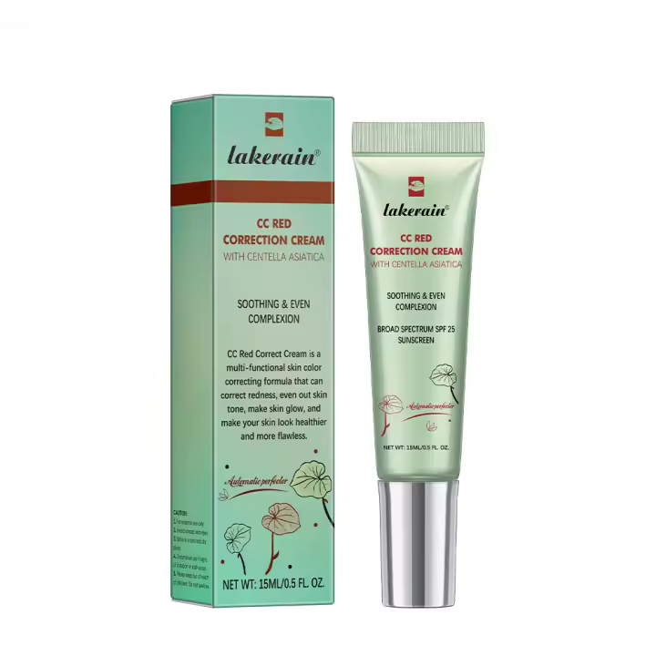 Crema tintada antirojeces CC Red, Tratamiento facial correcto que perfecciona la piel con corrección de color, 25 fps, 15 ml - 1