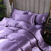 Juego de Ropa de Cama de Seda de Lujo con Funda de Edredón y Juego de Línea de Cama para Soltero Doble King Tamaño Diseño de Juego de Cama por Diseñador - details 8